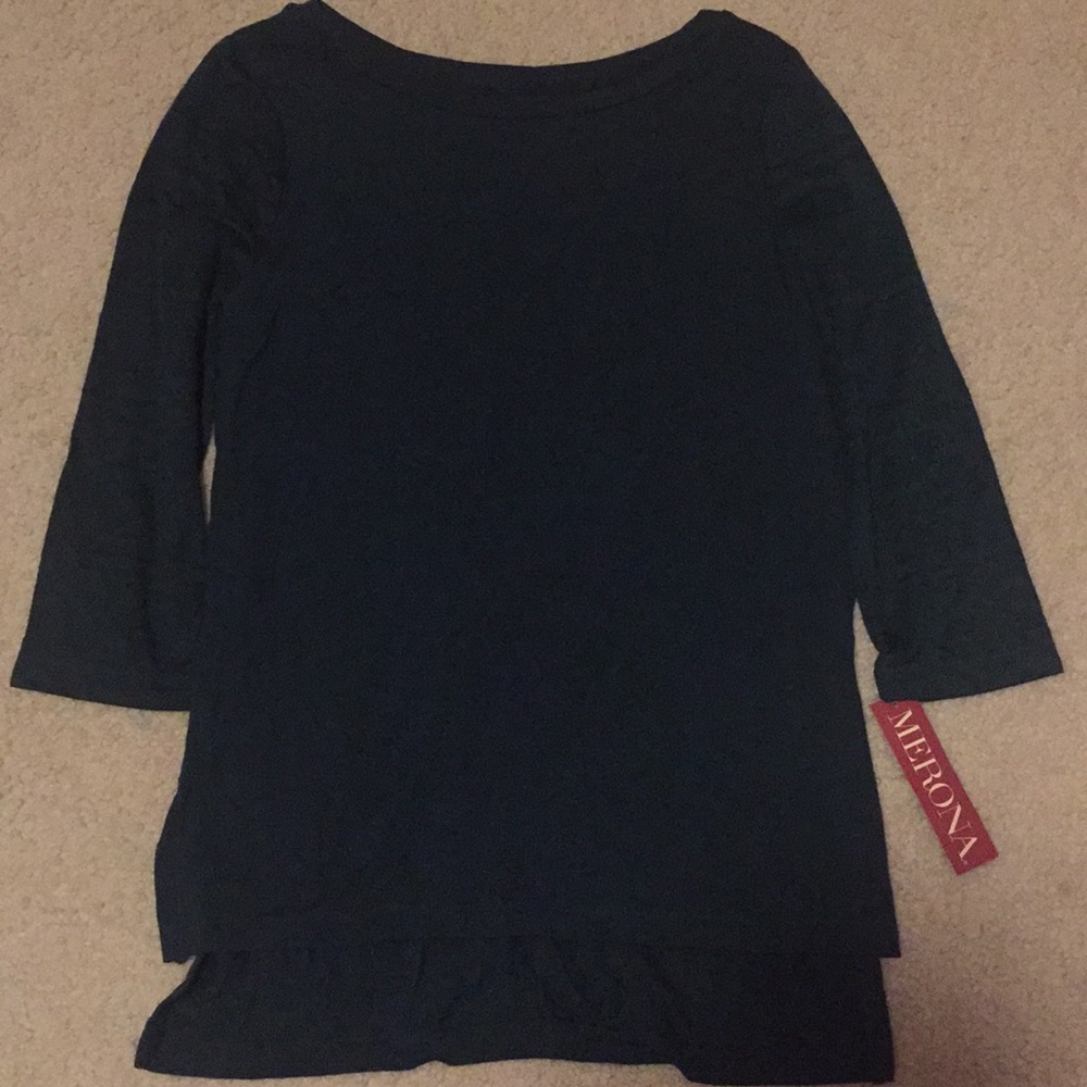 Never worn dark green shirt